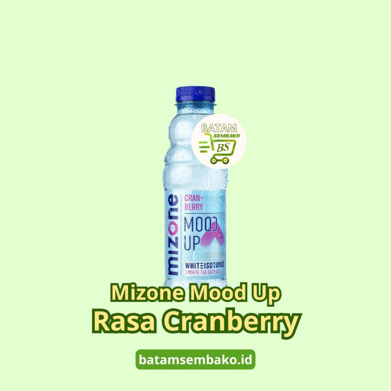 

Mizone Mood Up Minuman Isotonik Cranberry 500 mL