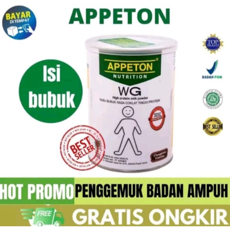 

PROMO TERMURAH !!! SUSU APETTON WEIGHT GAIN PENAMBAH BERAT BADAN PAKET LEBIH MURAH