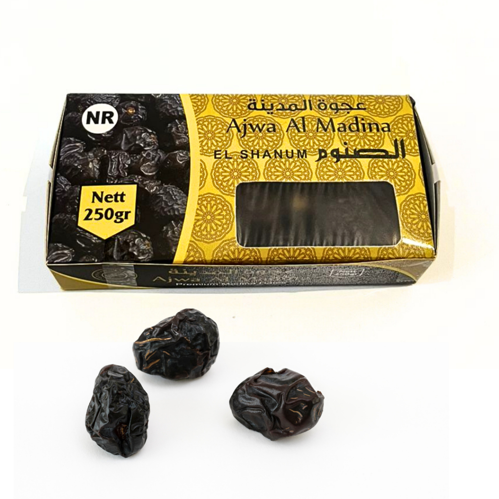 

KURMA AJWA PREMIUM 1 KG ELSHANUM / KURMA NABI AL MADINA / OLEH OLEH HAJI DAN UMROH