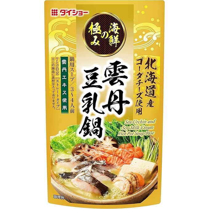 

JAPAN DAISHO - Sea urchin and soy milk hot pot soup base
