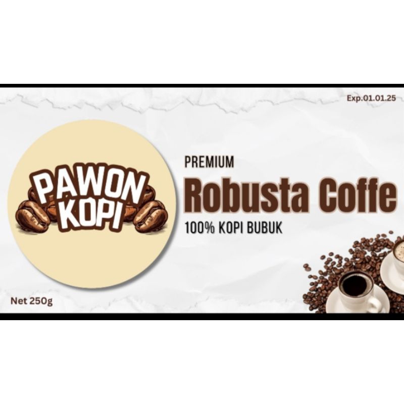 

kopi hitam robusta
