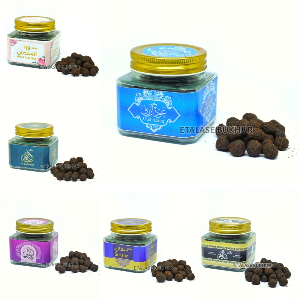 Bukhur Mamoul Premium Buhur Mamul 100gram Sultany Ashek Al Oud Layali Raudah Oud Azraq