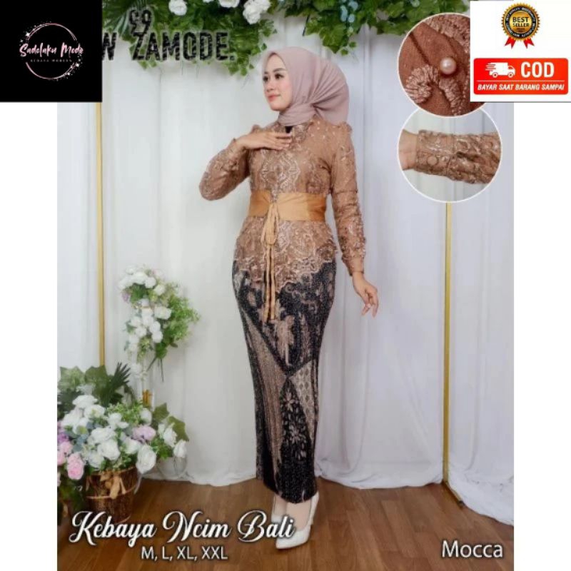SM Kebaya Modern Set Kebaya Bali Modern Setelan Kebaya Wisuda Hijab Atasan Kebaya Modern Kebaya Rema