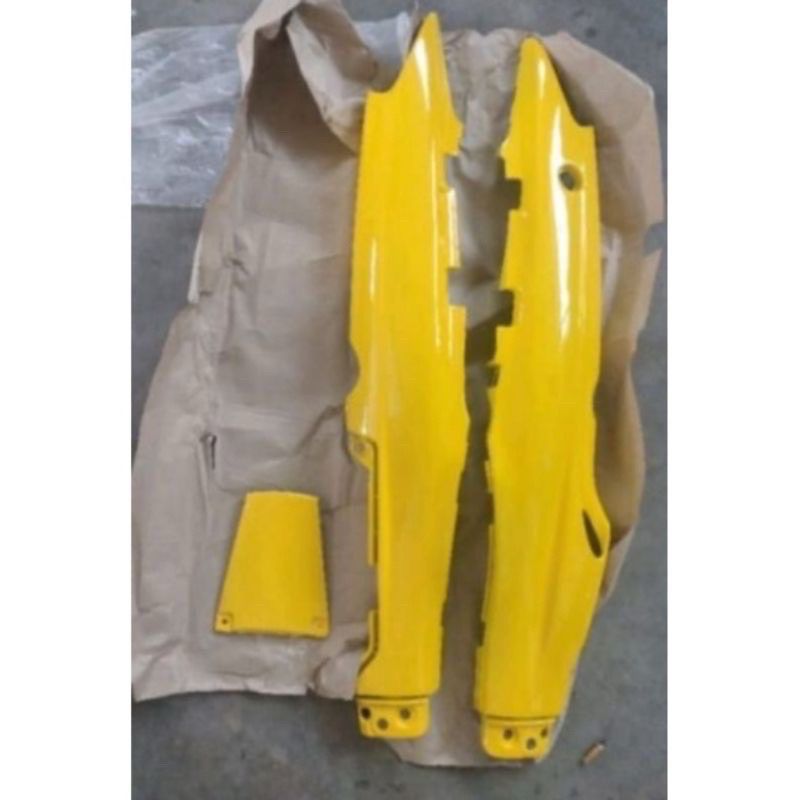 Cover Body Samping Yamaha FIZR F1zr Vega Lama Plus Pet Body Mengkilap KUNING