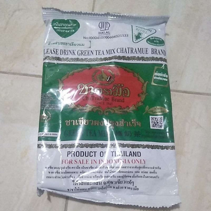 

teh hijau thailand chatramue brand