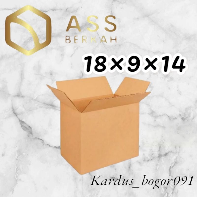 

kardus box packing 18×9×14