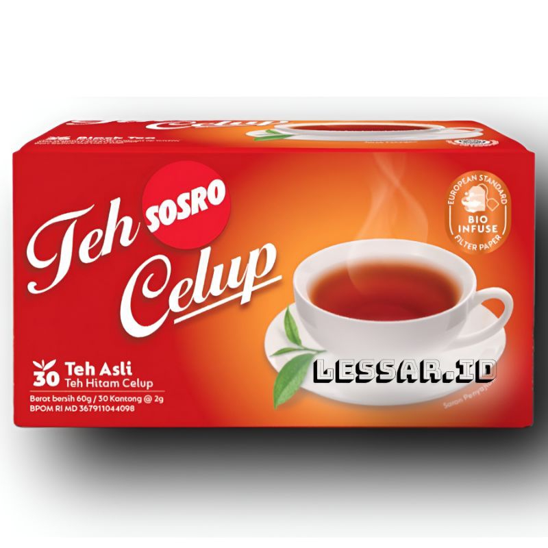 

TEH CELUP SOSRO 30 BAG/1 KOTAK
