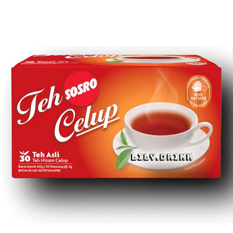 

TEH CELUP SOSRO 30 BAG/1 KOTAK