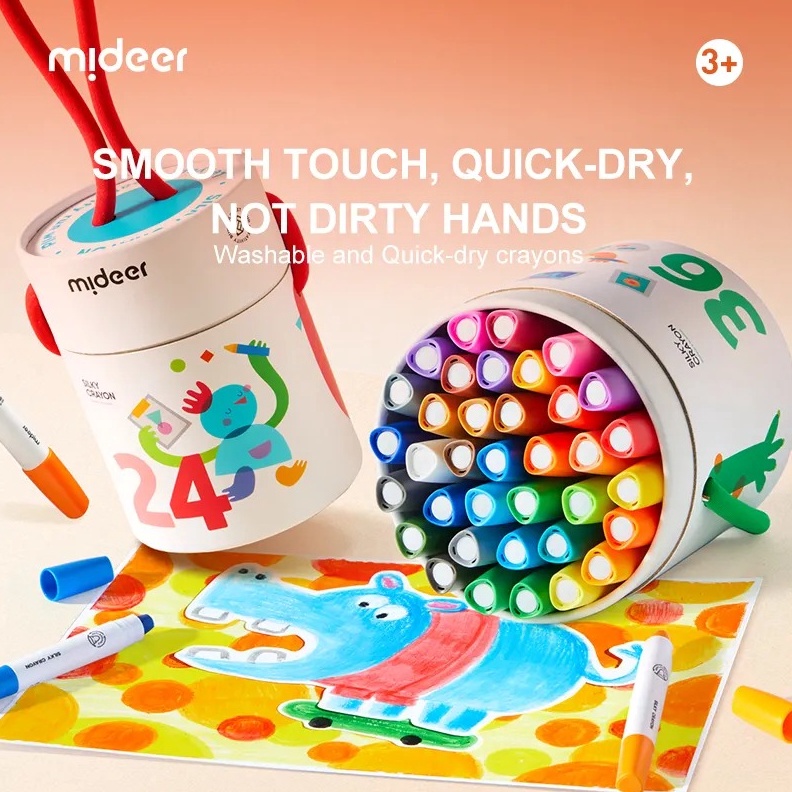 

Hemat 35 Sekarang Mideer Silky Crayon Mainan Anak Mewarnai Drawing Coloring Book Art Krayon Anak yang Mudah Dihapus Colorful Bucket Krayon Mewarnai Anak 24 36 Warna A64