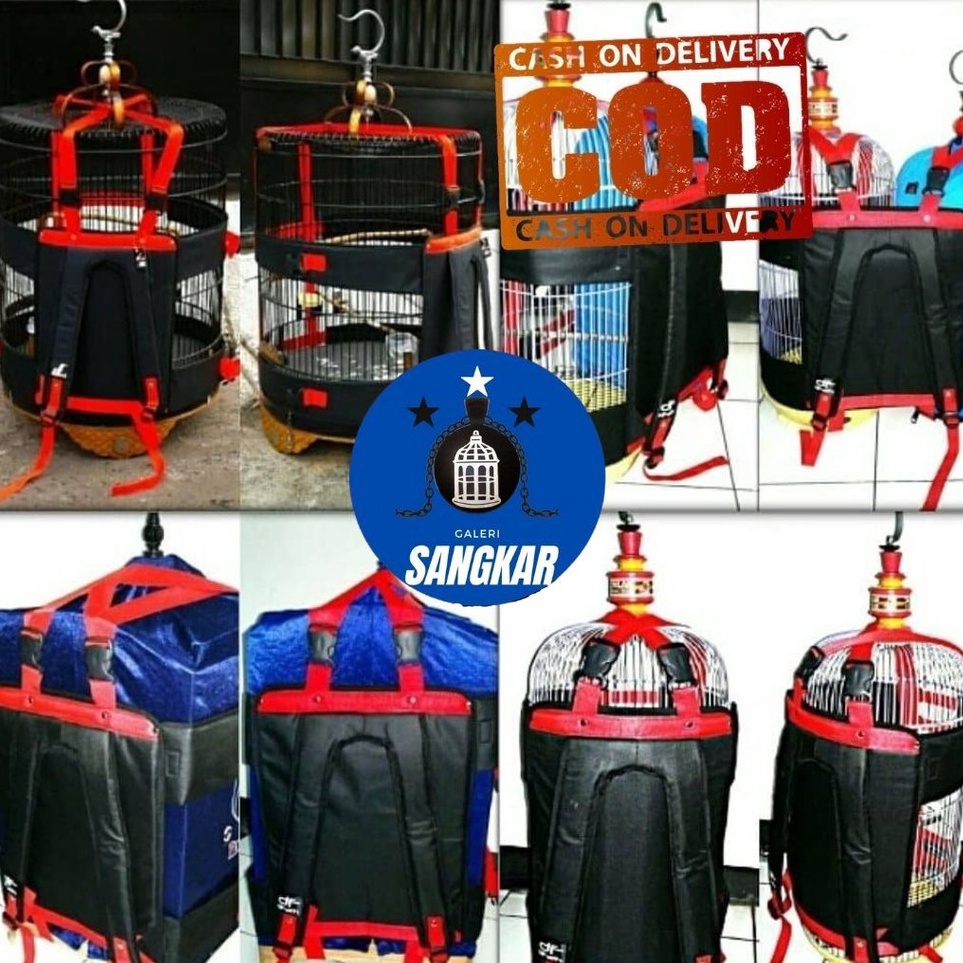 Paling Berkualitas  TAS GENDONGAN SANGKAR TAS MULTI TAS RANSEL GENDONG BAWA KANDANG BURUNG MURAI KOT
