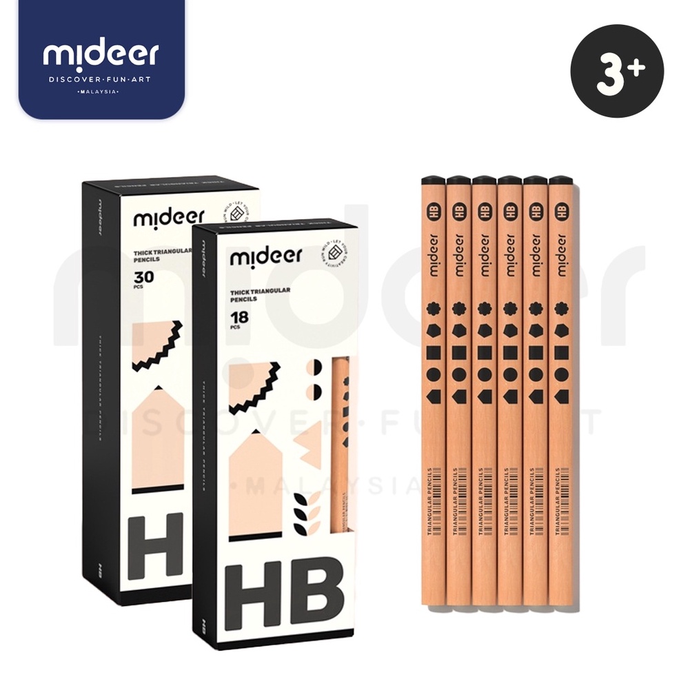 

Diskon 25 Flash Sale Mideer Pensil Segitiga Tebal HB Thick Triangular Pencils Mainan Edukasi Anak A64