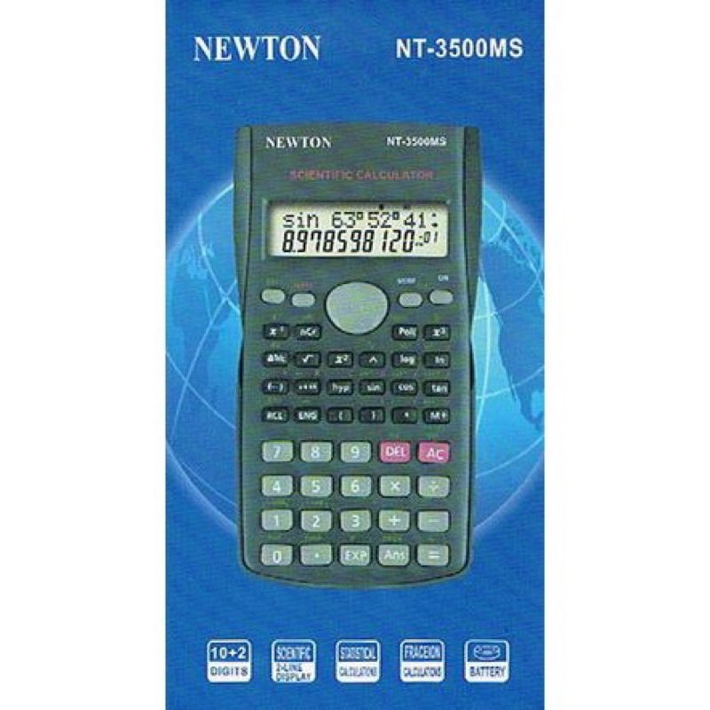 

KALKULATOR SCIENTIFIC NEWTON NT 3500MS Calculator