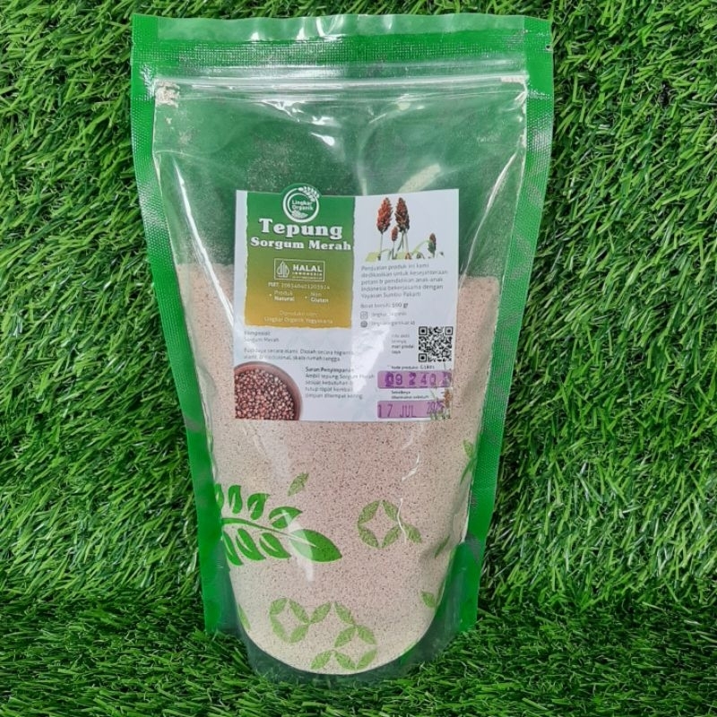 

Tepung Sorghum Merah 500gr Lingkar Organik