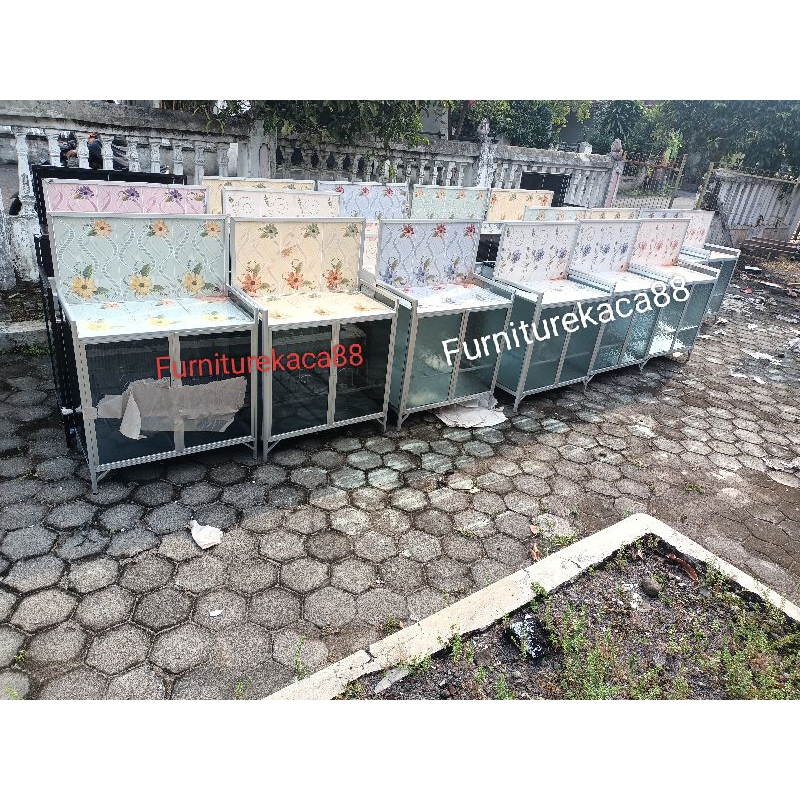 Rak Kompor Rak Piring Alas Bawah Keramik