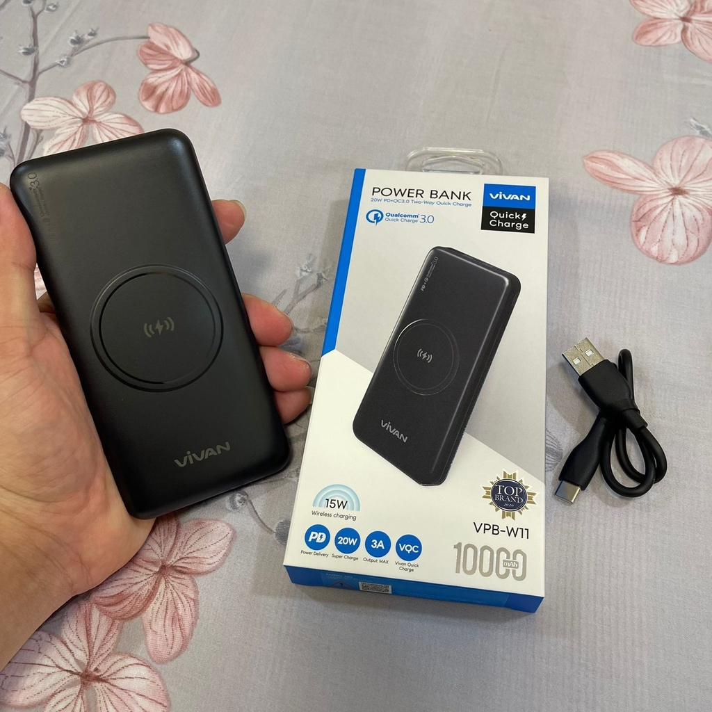 Powerbank 10000MAH, Merek VIVAN VPB-W11