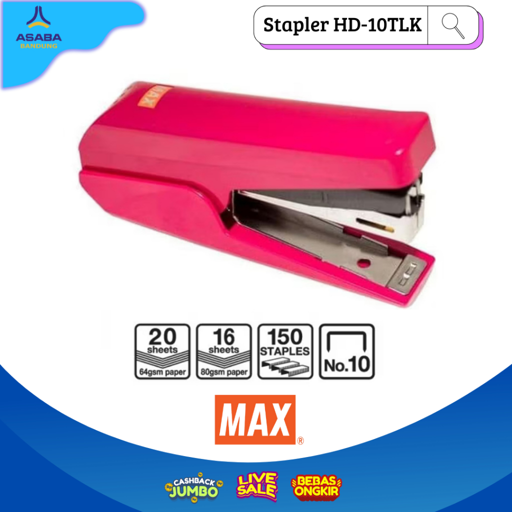 

Asaba Bandung - MAX Stapler HD-10TLK