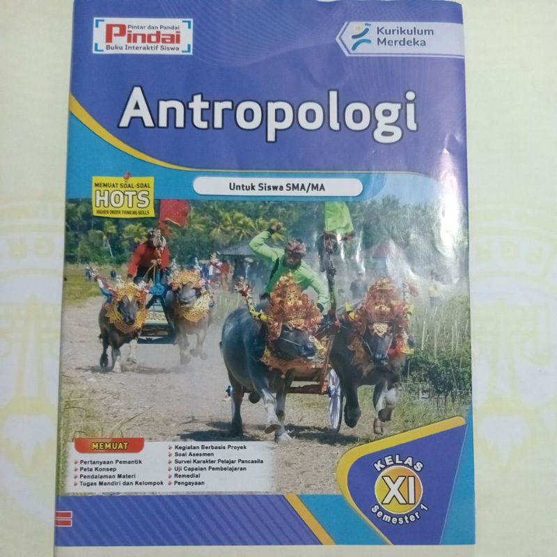 

Lks ANTROPOLOGI untuk SMA/MA Kelas XI semester 1