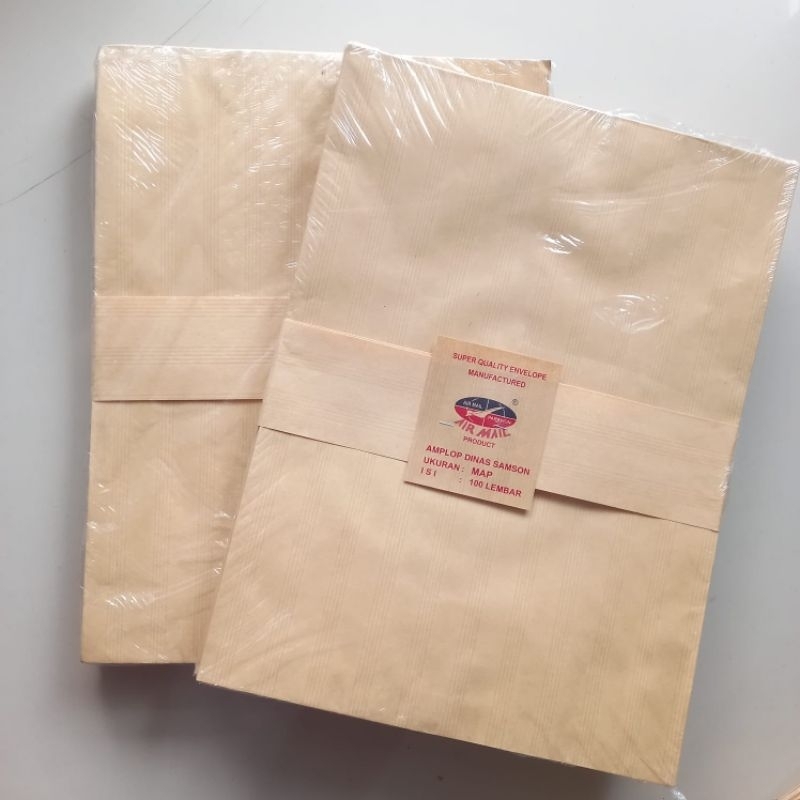 

HJK Amplop Coklat Salur Airmail Samson ( 100 Lbr ) [ Original ]