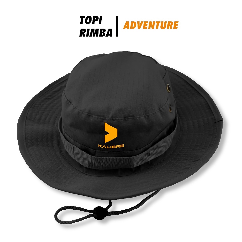 Super Hadiah Topi Rimba Hat Logo Kalibre Outdoor Premium  Rimba adventure Hiking Topi Pendaki PriaWa