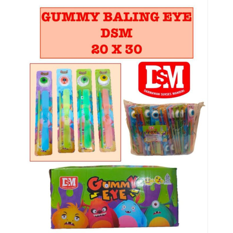

gummy baling eye