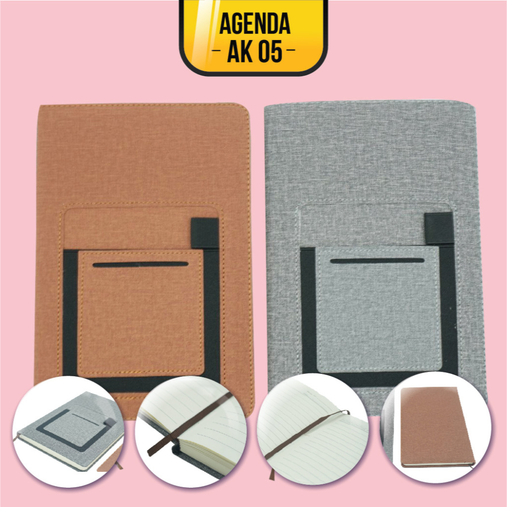 

Notebook Fabric A5 / Agenda Catatan A5 AK 05