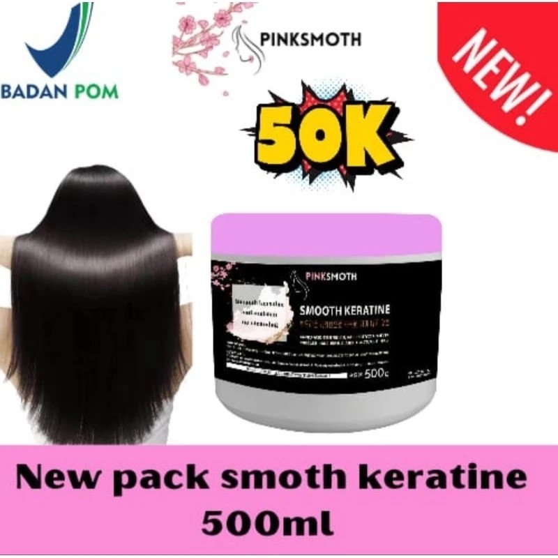 PINKSMOTH SMOOTHING PELURUS TANPA CATOK KOREA 500ml