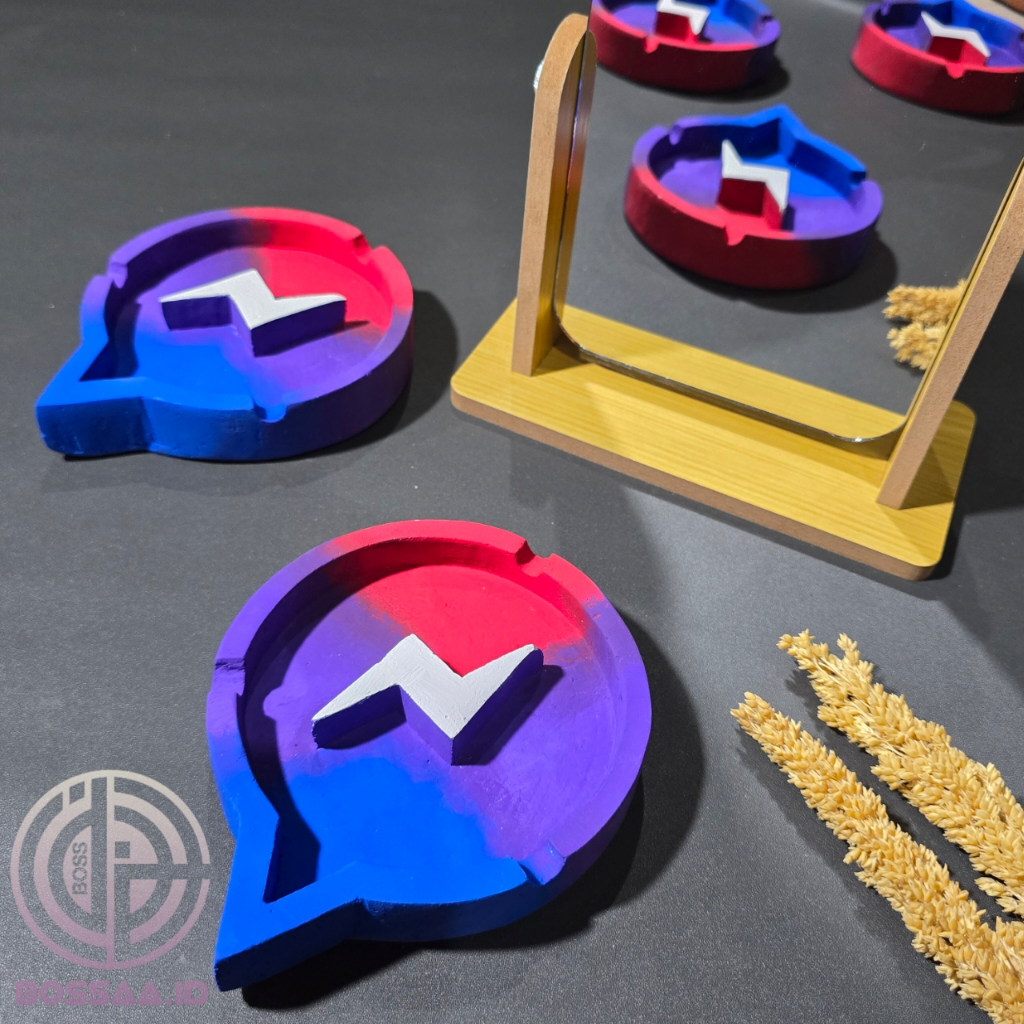 Asbak Aesthetic Asbak Unik Asbak Sosmed Asbak Logo Messenger