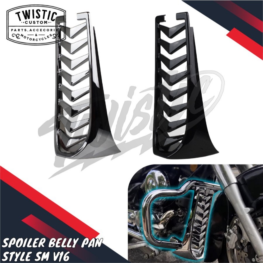 Spoiler Belly Pan Mudguard Undercowl Under Cowl Dagu Chin Engine Cover Pelindung Mesin Sump Guard Mo