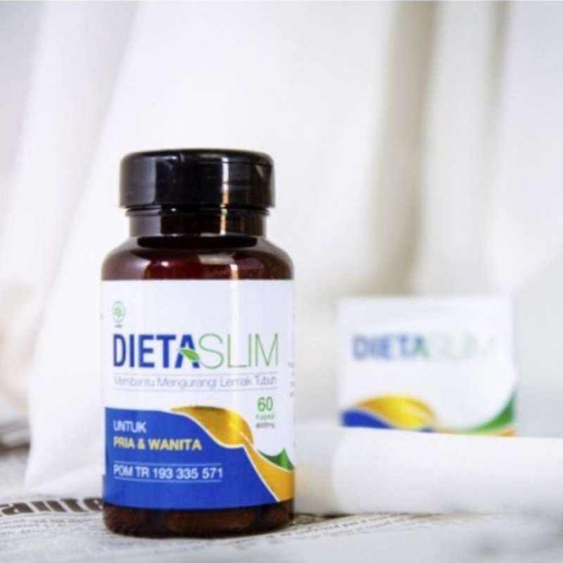 DIETASLIM Asli Obat Pelangsing Badan Dieta slim Obat Penurun Berat Badan Alami Dietaslim Original Ob