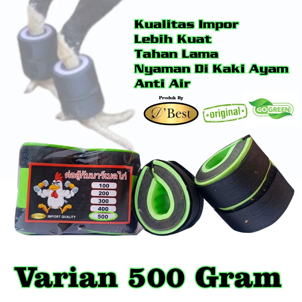 BARBEL KAKI AYAM 500GR KUAT ANTI AIR KAKI AYAM KUAT LATIHAN BARBEL PERAWATAN AYAM