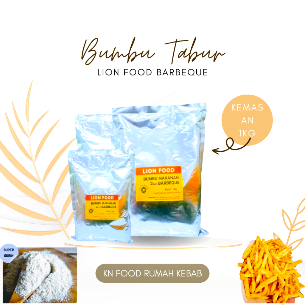 

Barbeque | BUMBU TABUR LION FOOD 1 KG