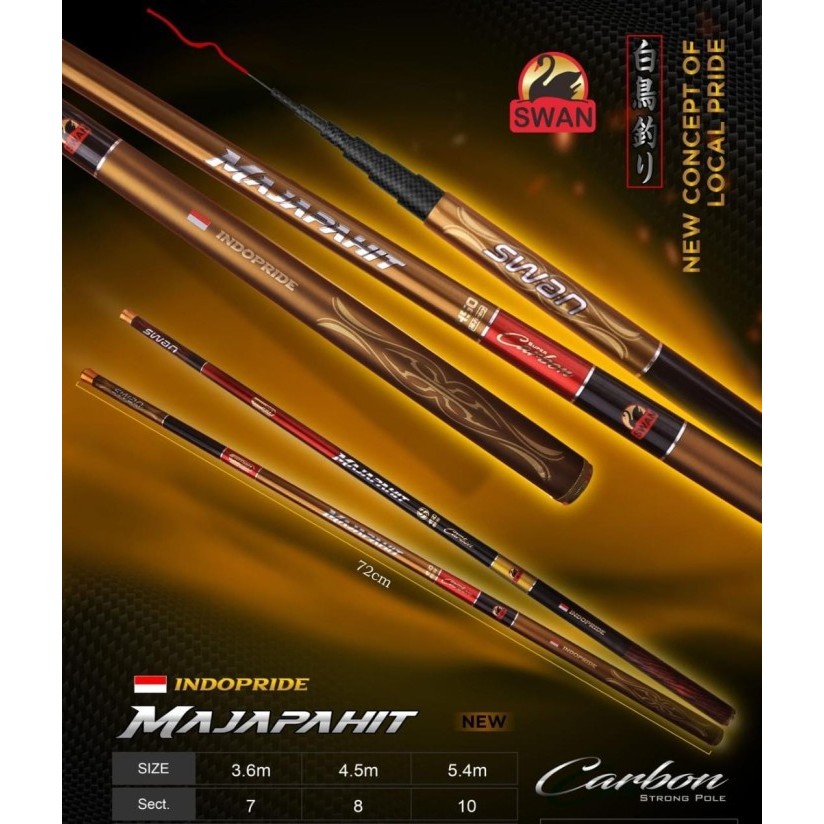 Joran Tegek Swan Majapahit 360 Carbon