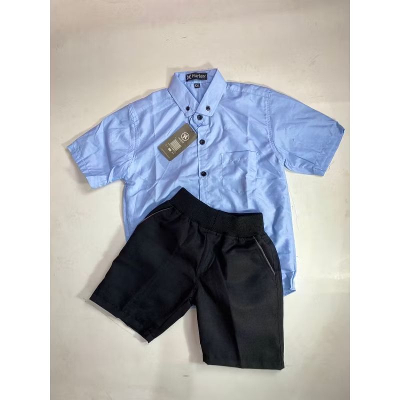 Setelan anak laki-laki umur 8-12tahun kemeja anak laki-laki setelan baju