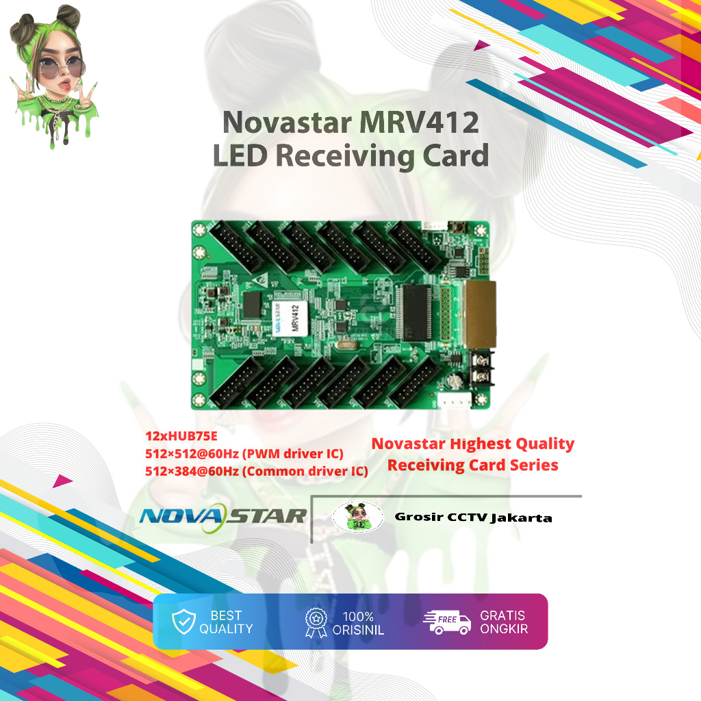 Novastar MRV412 LED Receiving Card RC Videotron HUB75 MRV336 MRV330