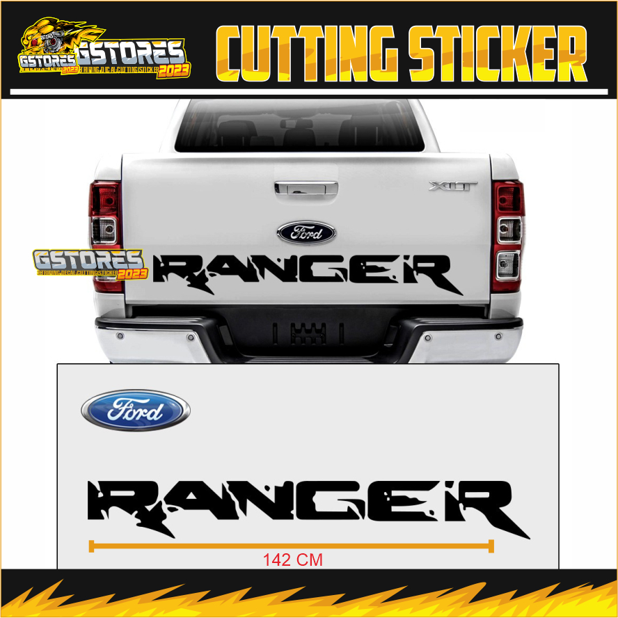 STICKER RANGER BAK MOBIL HILUX CUTTING STICKER HILUX STICKER RANGER HILUX BACK BELAKANG