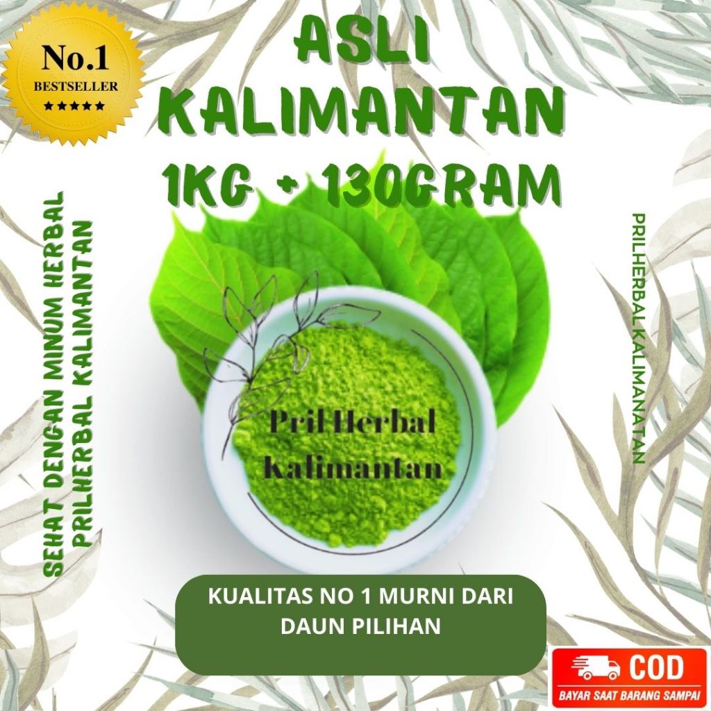

PRILHERBALKALIMANTAN Bubuk Nano Super Hijau Kalimantan