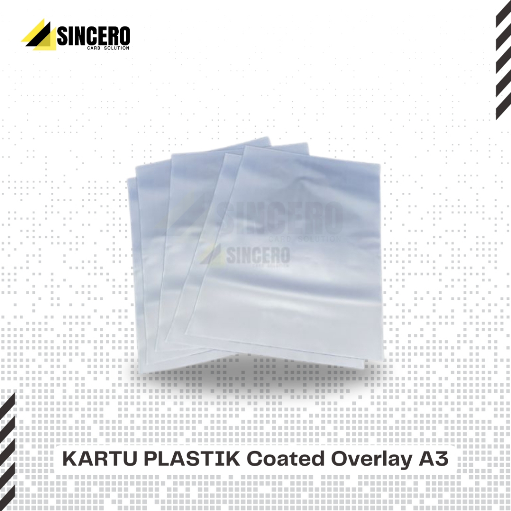 

Kartu Plastik Transparan | Coated Overlay A3