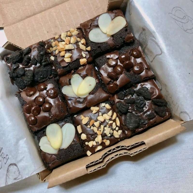 

brownies mini ukuran 10 x 10