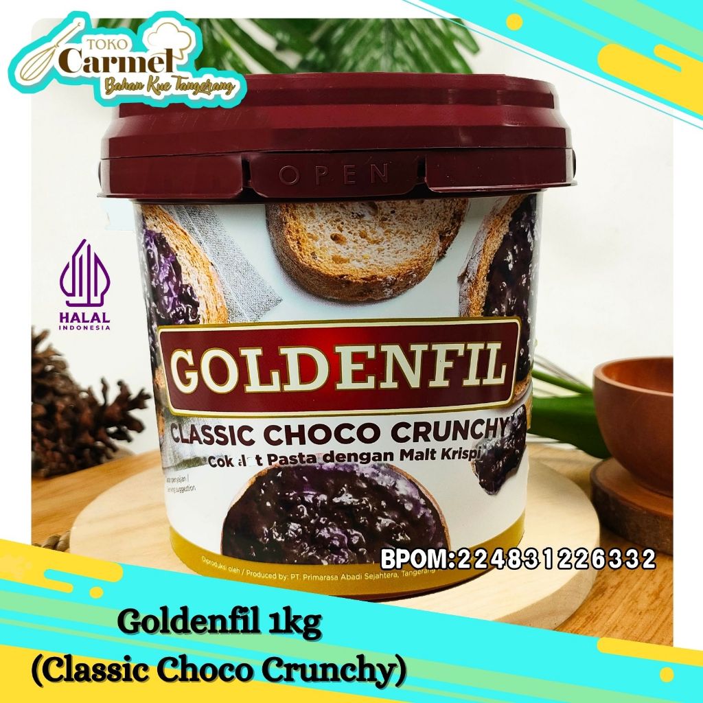 

GOLDENFIL CLASSIC COKLAT CRUNCHY 1kg / DARK COKLAT CRUNCHY