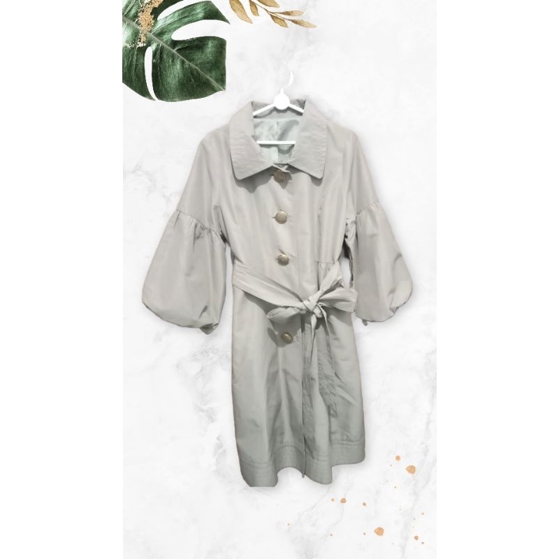 Preloved Trench Coat Dress Wanita