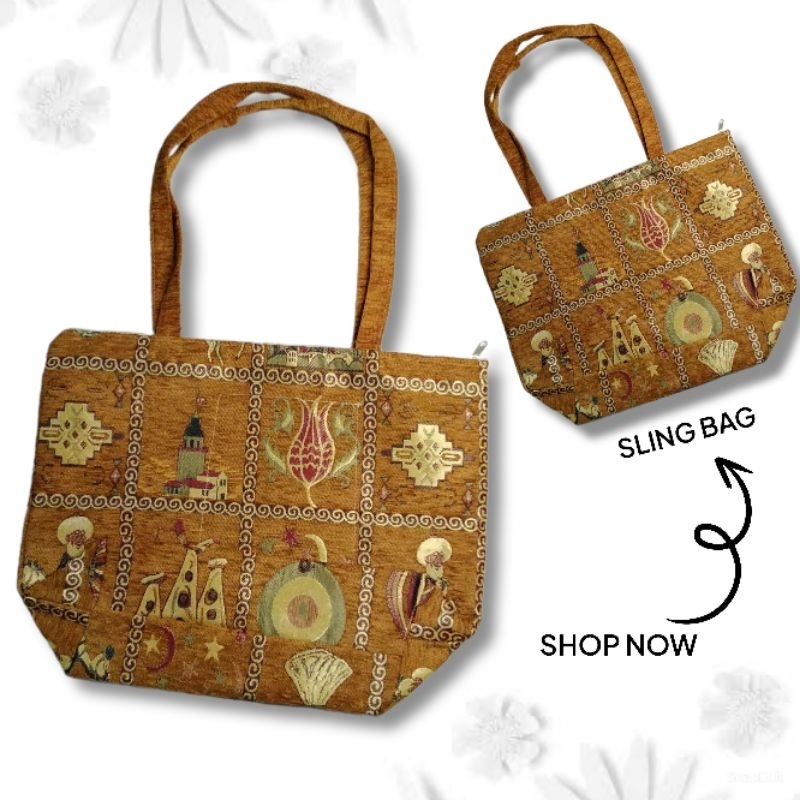 tas bahu wanita autentik turki