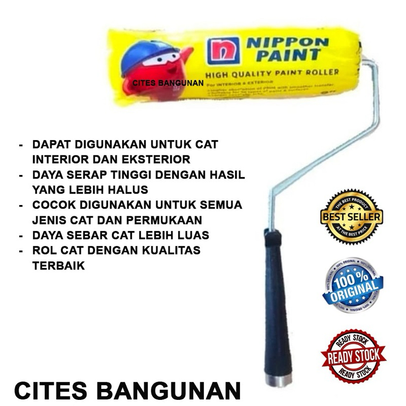 Roll Cat Nippon Paint (Interior & Eksterior) 9 Inch