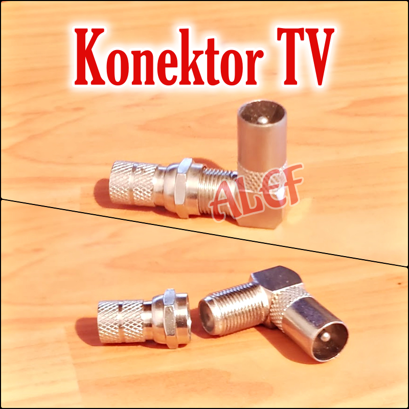 Konektor TV L Connector analog digital stb