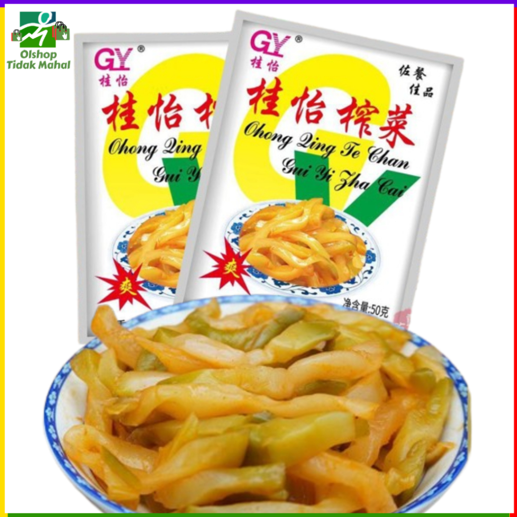 

[HALAL] FULING Zha Cai 50g Siap Saji / Acar Mustard / Sayur Sawi Asin