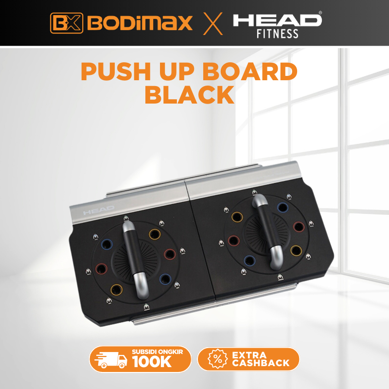 HEAD Push Up Board Black/Alat Bantu Olahraga Papan