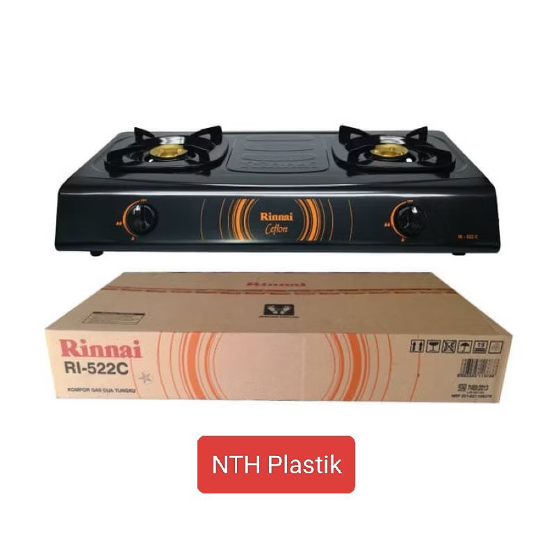 kompor rinnai dua tungku KOMPOR RINNAI CEFLON kompor rinnai dua tungku RI 522C