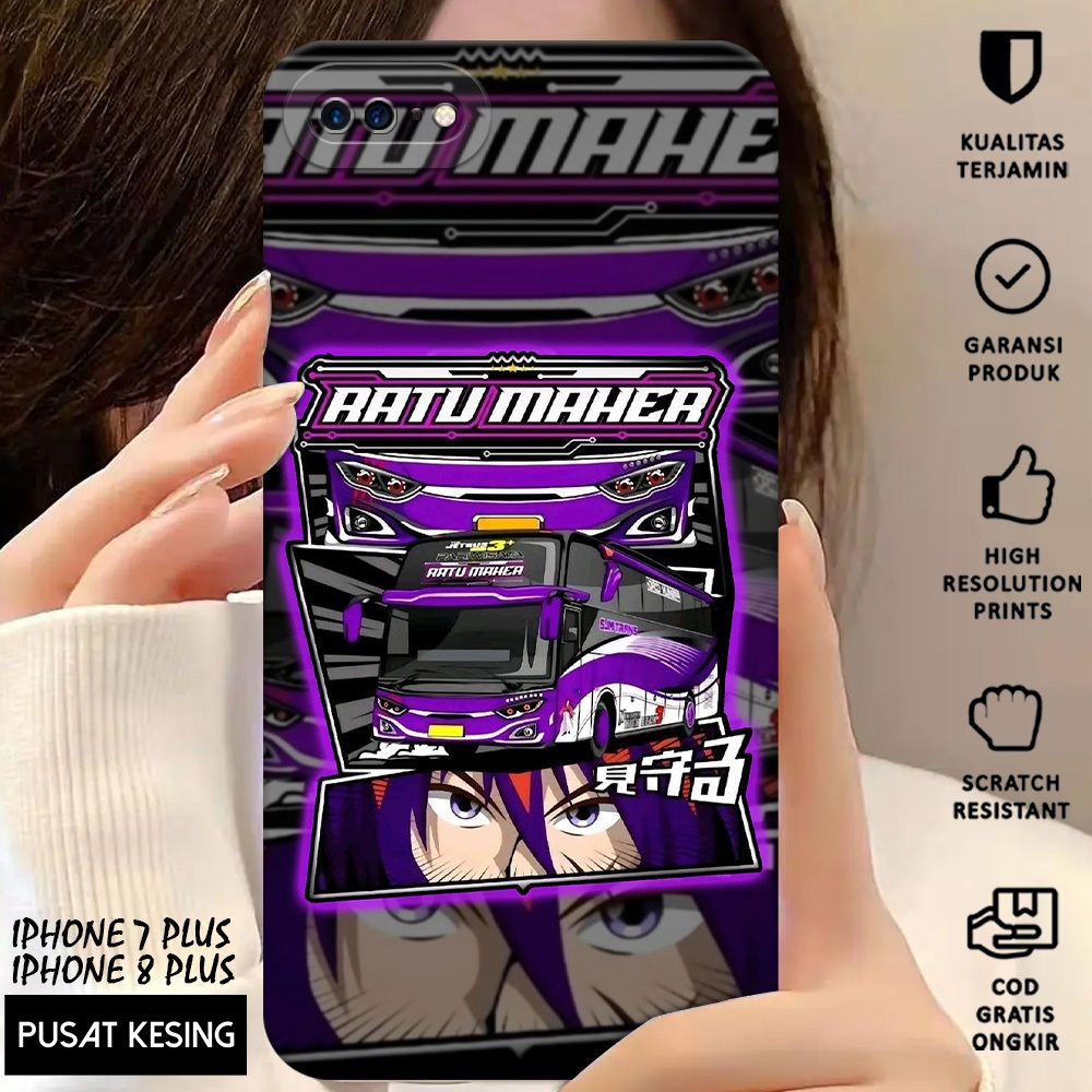 CASE IPHONE 7 PLUS - Casing Hp Iphone 7 Plus Motif BUS TELOLET - Case Hp - Casing Iphone 7 Plus - So