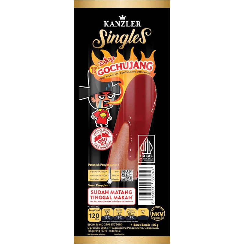 

Sosis Kanzler Gochujang 60 gram
