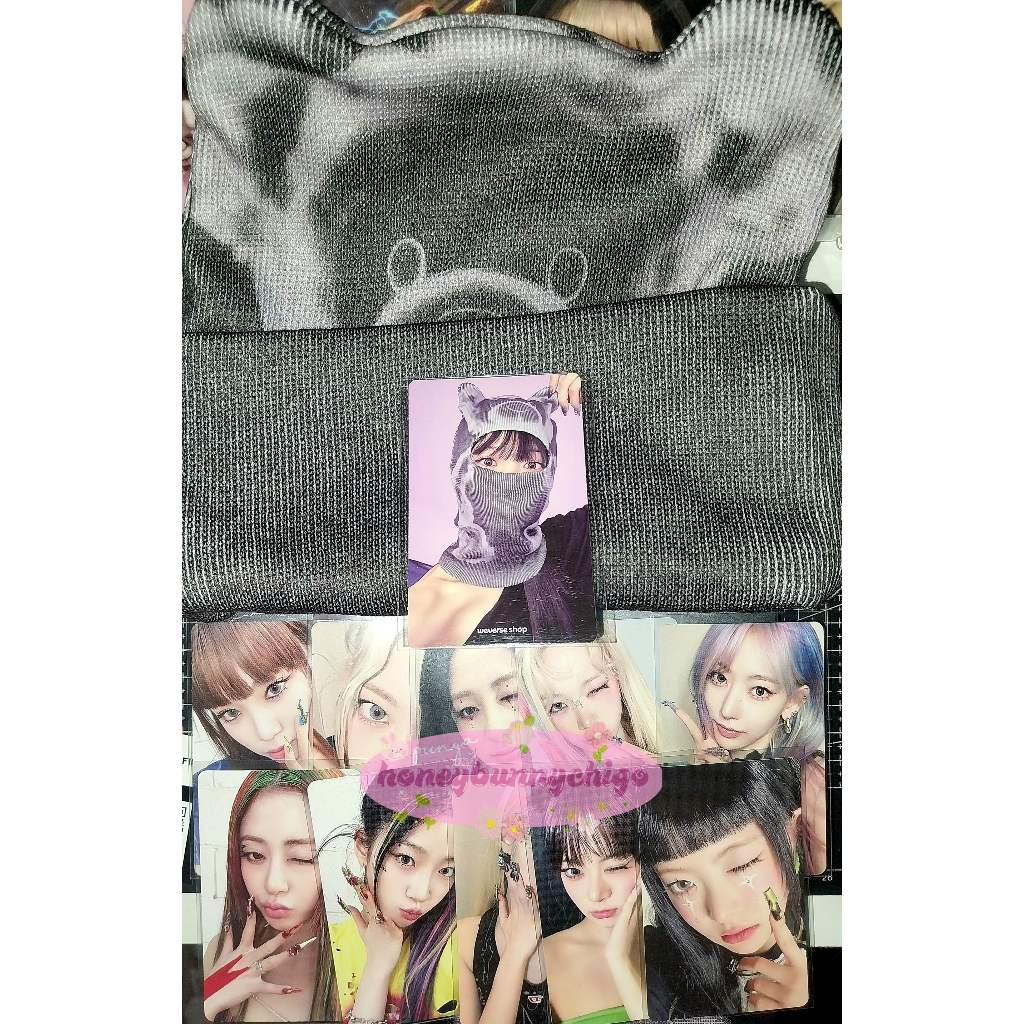 [OFFICIAL] PHOTOCARD ALBUM ONLY POB LE SSERAFIM BALACLAVA SAKURA CHAEWON YUNJIN KAZUHA EUNCHAE