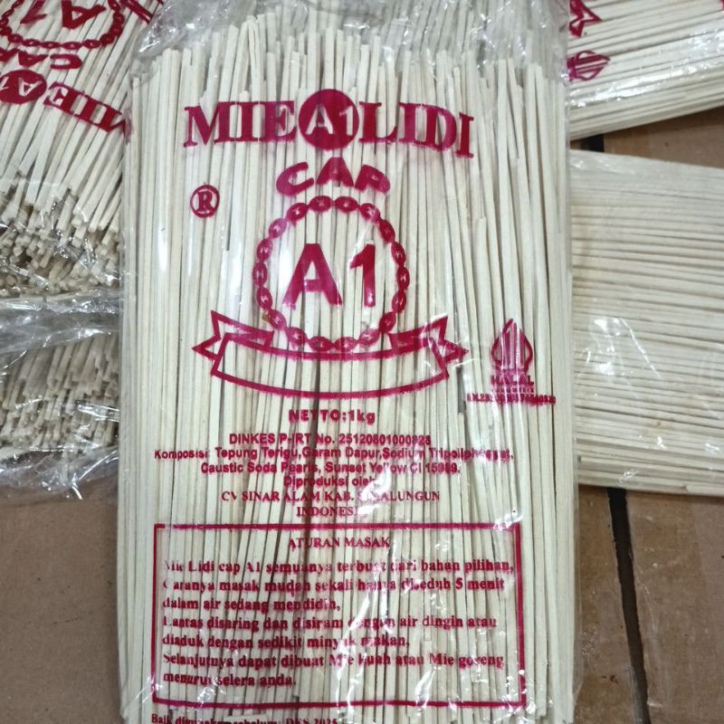 

Milidi/Mie lidiMie gomak cap A1 putih/kuning 1 kg